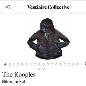 The KOOPLES Biker Jacket SMALL